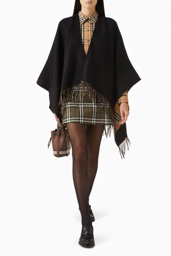 قميص بنقشة مربعات قطن