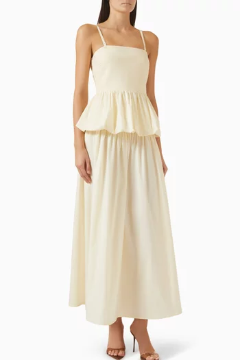 Delia Top & Skirt Set in Crepe