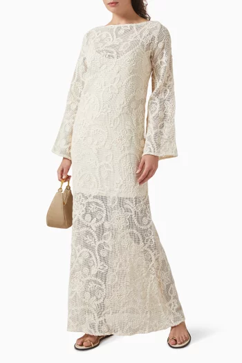 Valentine Maxi Dress in Lace