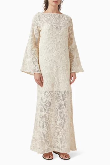 Valentine Maxi Dress in Lace