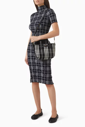 Mini Bloomsbury Tote Bag in Grainy Leather