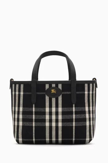 Mini Bloomsbury Tote Bag in Grainy Leather