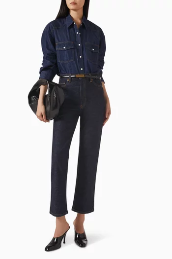 قميص غرينون قماش شامبراي