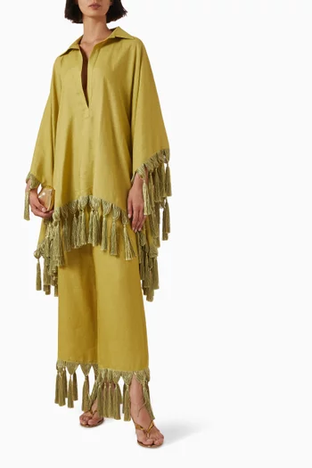 Fringed Marlino Pants