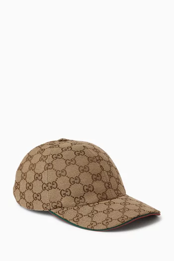 GG Baseball Cap in Canvas
