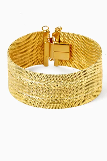 1990s Vintage Flex Mesh Bracelet
