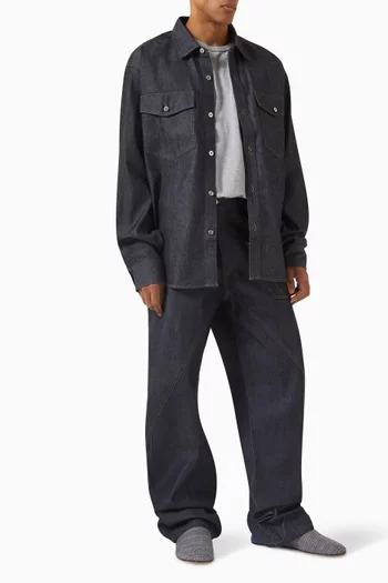 Oversized Shirt in Denim