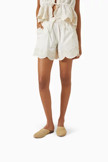 Flat Mules in Bamboo