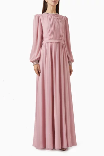 فستان كينزا كريب