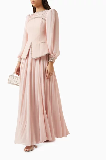 فستان فالينسيا بتصميم جرس