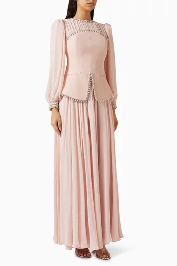 فستان فالينسيا بتصميم جرس