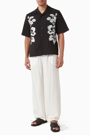 بنطال مزموم مزيج لايوسيل