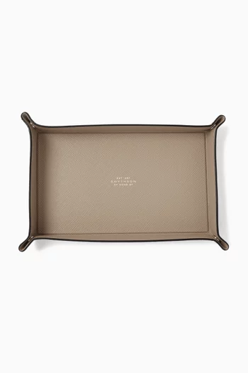 Small Rectangle Trinket Tray in Panama Leather