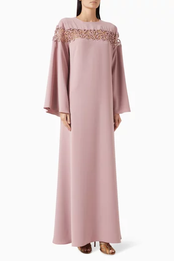 قفطان مطرز بالخرز