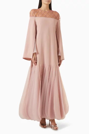 قفطان مطرز بالخرز