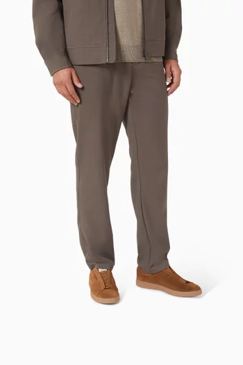 Romy-M Sneakers in Grained Leather