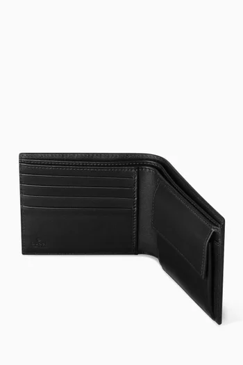 GG Emblem Coin Wallet in Leather