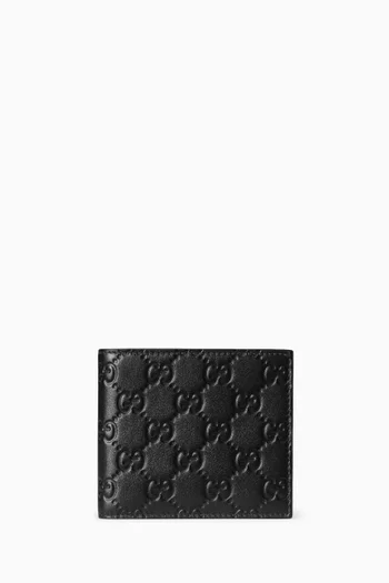 GG Emblem Coin Wallet in Leather