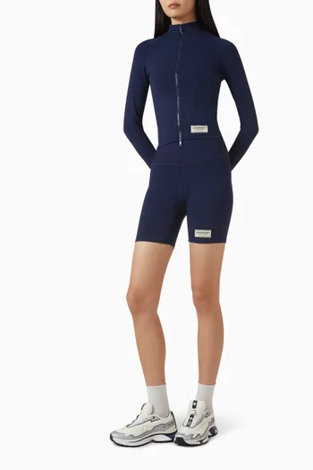 بلوزة للجري بأكمام طويلة قماش سوفتسكين معاد تدويره