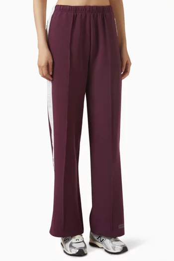 29.5" Embossed Panel Straight-leg Pants