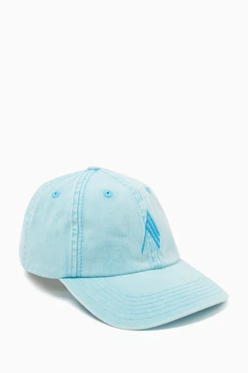 Embroidered Logo Baseball Cap in Cotton