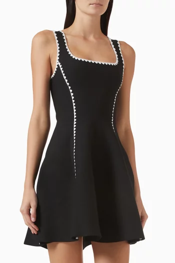 فستان روسيلينو قصير ومطرز