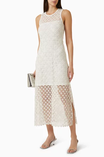 Rhinestone Crochet Dress