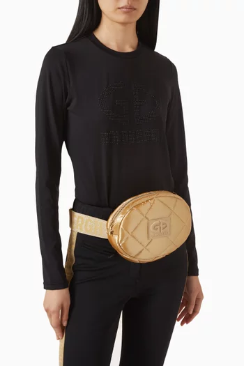 حقيبة خصر فرنش بتصميم مبطن