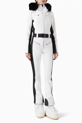 Parry Faux-fur Ski Suit