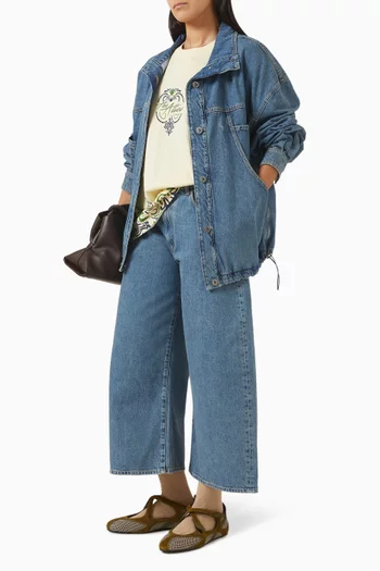 Bomber Jacket in Denim