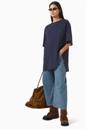 Wide-leg Jeans in Denim