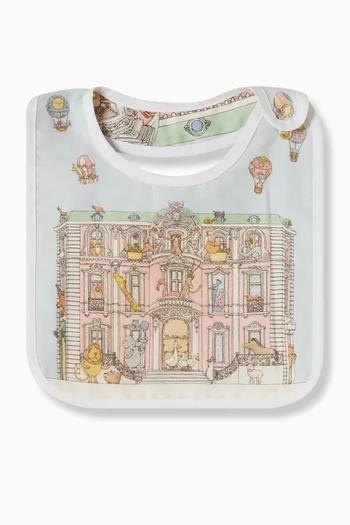 Monceaux Mansion Bib in Satin