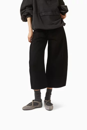 حذاء باليرينا فلور01 بكعب مسطح قماش شبكي وشمواه