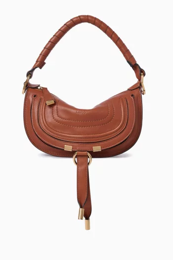 Small Marcie Shoulder Bag in Calfskin Leather