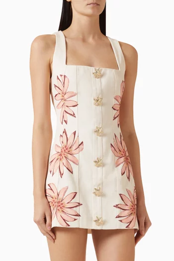 فستان داسيا قصير قطن تويل