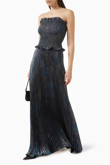 Maya Pleated Gown