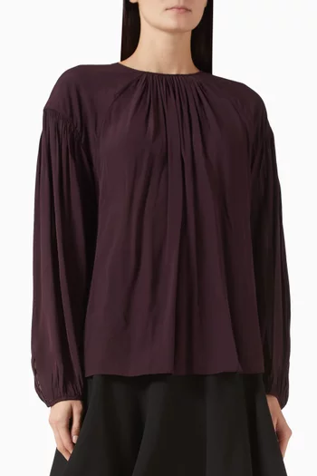 بلوزة فيسكوز بكشكش