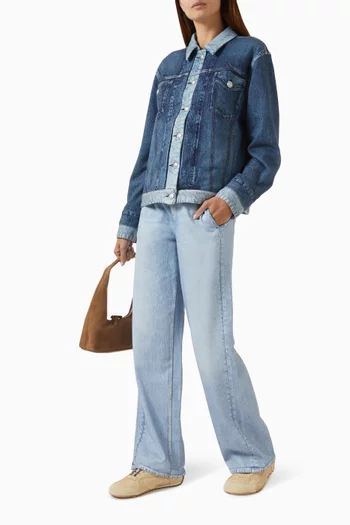 بنطال ميرامار بقصة ساق واسعة قماش تيري