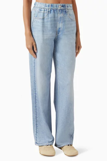 بنطال ميرامار بقصة ساق واسعة قماش تيري