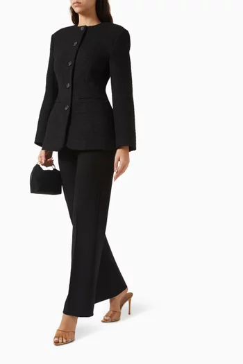 Carol Fitted Blazer in Wool