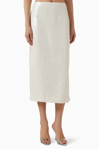 Clarisse Sequin Maxi Skirt