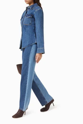 Katia Wide-leg Jeans in Denim