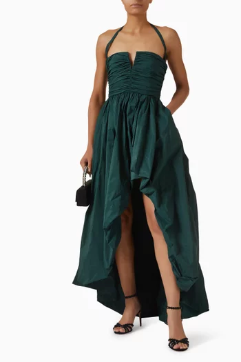 Dash Strapless Dress in Taffeta