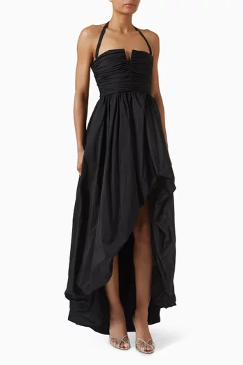 Dash Strapless Dress in Taffeta