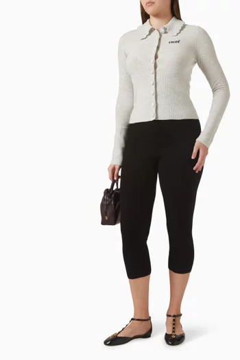 لغينغز كابري منسوج من مزيج فيسكوز