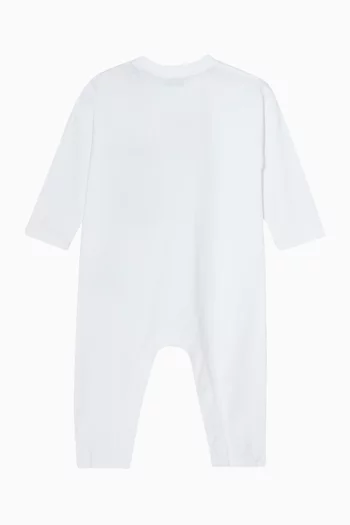 جمبسوت قطن بنقشة مربعات وشعار الفروسية 