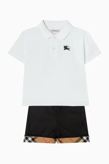 Johane Embroidered Polo T-shirt in Cotton