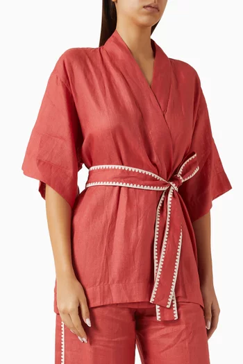 كيمونو ماريغولد كتان