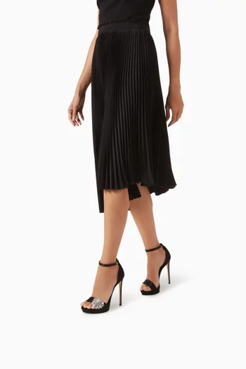 Jewel 125 Platform Sandals in Satin