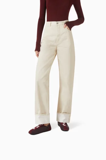 سنيكرز تنس أسفل الكاحل جلد